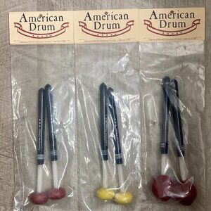 American Drum Early Childhood Soft, Medium and Yarn Mallets